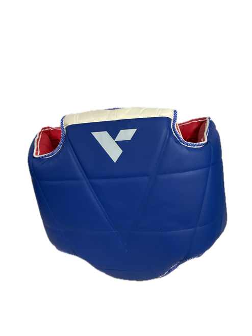 Vist Large View of Product Image Which is Used Vision DXV CHEST GUARD Martial Arts Chest Guard Royal Blue LG