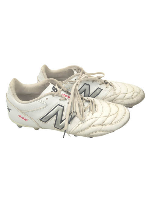 Vist Large View of Product Image Which is Used New Balance 442 Soccer Cleats White Senior 13.5