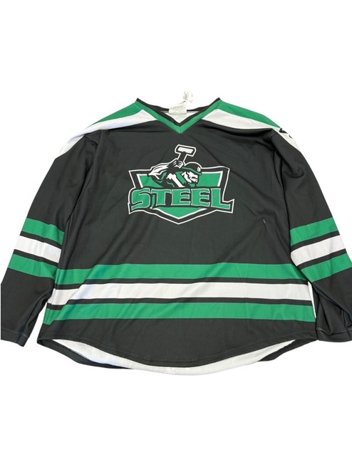 Vist Large View of Product Image Which is Used Hockey Practice Jersey Green LG