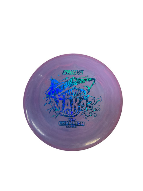 Vist Large View of Product Image Which is Used Innova CHAMP MAKO 3 Disc Golf Mid Range Purple 180g