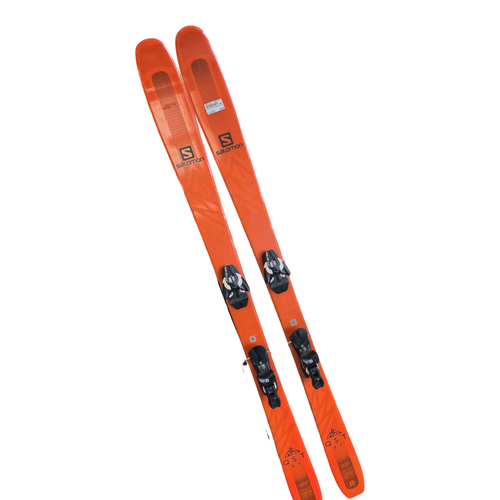 Vist Large View of Product Image Which is Used Salomon QST 85 SKIS W/ SALOMON Z10 BINDINGS Mens DH Ski/Binding Orange 169 cm