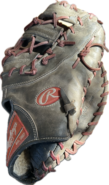 Vist Large View of Product Image Which is Used Rawlings PRO PREFFERED Baseball First Base RH Throw Red 12 3/4"