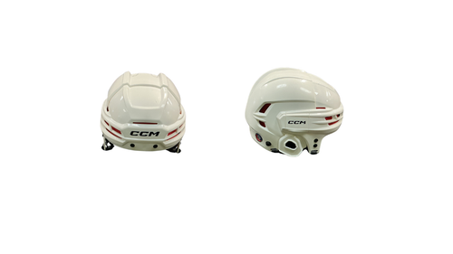 Vist Large View of Product Image Which is Used CCM TACKS 70 Hockey Helmet Only White MD