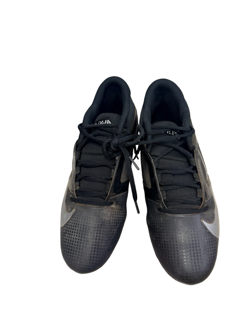 Vist Large View of Product Image Which is Used Nike ALPHA Menace Pro 4 FD7037-002 Men's Football Cleats Black Size 8
