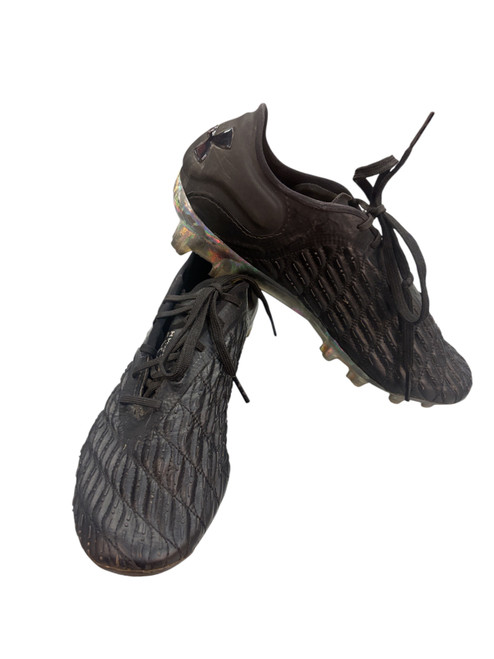 Vist Large View of Product Image Which is Used Under Armour Soccer Cleats Black Senior 6.5