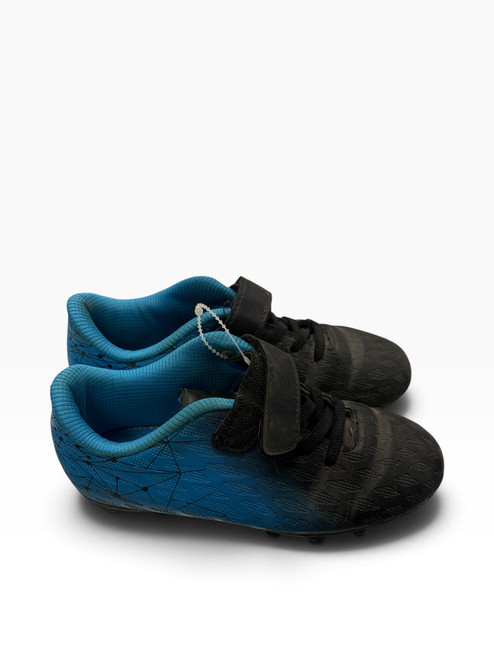 Vist Large View of Product Image Which is Used Soccer Cleats Black And Carolina Blue Junior 01