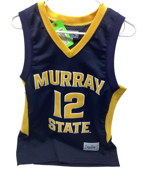 Vist Large View of Product Image Which is Used MURRAY STATE JA MORANT JERSEY Basketball Adult Top Navy Blue SM