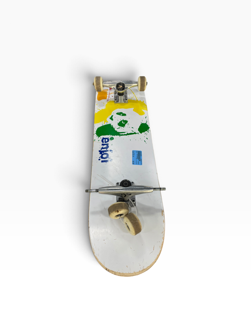 Vist Large View of Product Image Which is Used Enjoi SKATEBOARD Complete Skateboard White 8 1/4"