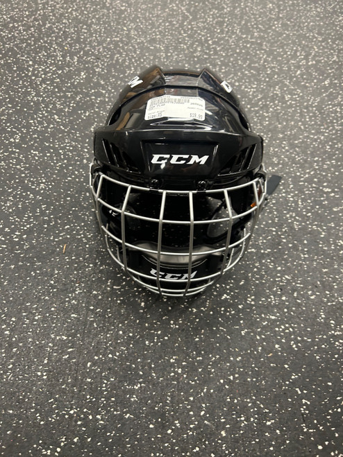 Vist Large View of Product Image Which is Used CCM FL40 Helmet Cage Combo Black XS