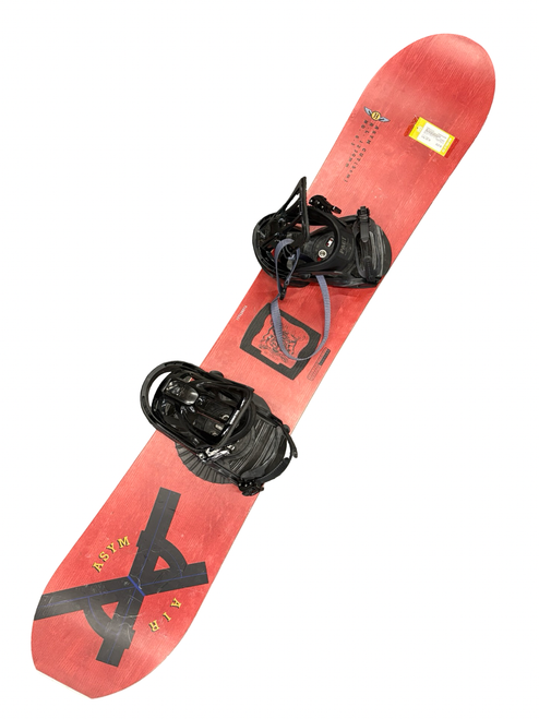 Vist Large View of Product Image Which is Used Burton ASYM 13 Boys Board/Binding Maroon 123 cm