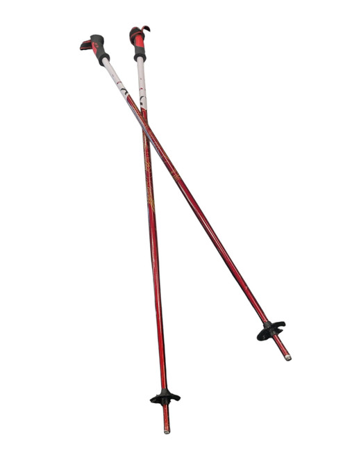Vist Large View of Product Image Which is Used Salomon ALUMINUM TECHNOLOGY Mens DH Ski Pole Red 115 cm / 46 in