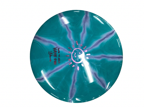 Vist Large View of Product Image Which is Used Latitude 64 BRAVE Disc Golf Driver Teal 176g
