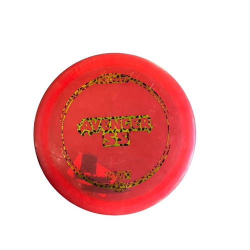 Vist Large View of Product Image Which is Used Discraft AVENGER SS Disc Golf Driver Red
