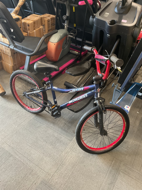 Vist Large View of Product Image Which is Used Schwinn FALCON BMX Bike Boys Navy Blue 20"
