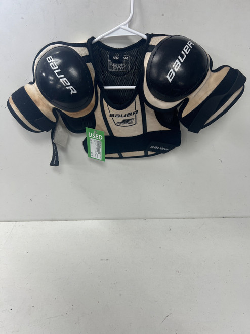 Vist Large View of Product Image Which is Used Bauer TOEWS 19 Youth Shoulder Pads SM