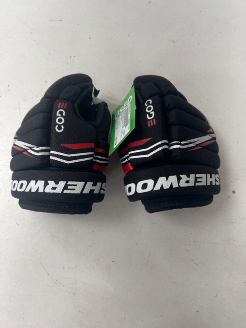 Vist Large View of Product Image Which is Used Sher-wood CODE 1 Youth Gloves Black 10"