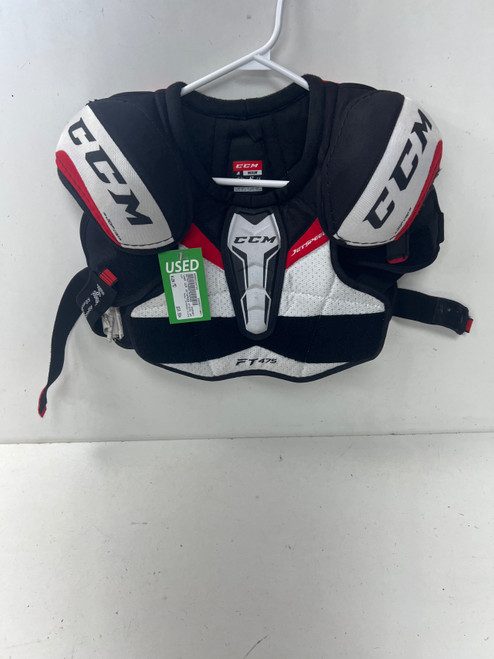 Vist Large View of Product Image Which is Used CCM JETSPEED FT475 Junior Shoulder Pads MD