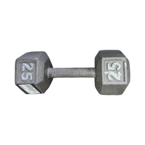 Vist Large View of Product Image Which is Used 25LB HEX DUMBBELL Hex Dumbbell (Each) 25 lb
