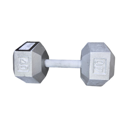 Vist Large View of Product Image Which is Used 40 LB HEX DUMBBELL Hex Dumbbell (Each) 40 lb