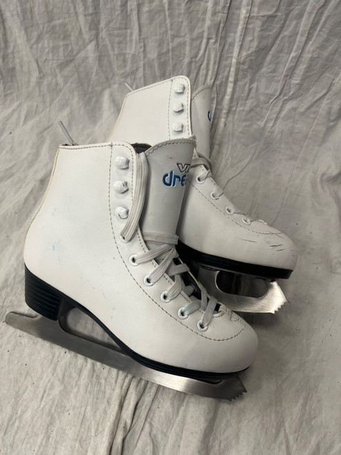 Vist Large View of Product Image Which is Used VIC DREAM Girls Figure Skate White Junior 01