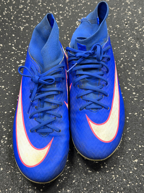 Vist Large View of Product Image Which is Used Nike Soccer Cleats Royal Blue Senior 6