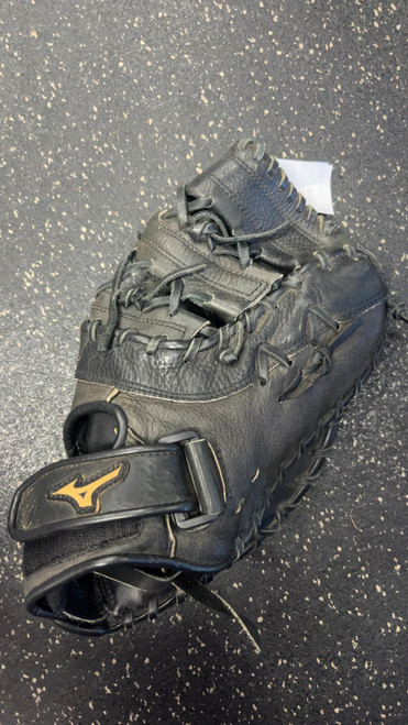 Vist Large View of Product Image Which is Used Mizuno POWERCLOSE BB/SB First Base RH Throw Black 11 1/2"