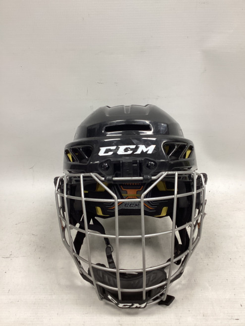 Vist Large View of Product Image Which is Used CCM FL3DS HELMET YTH Helmet Cage Combo Black One Size