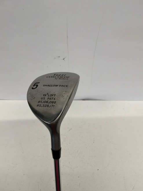 Vist Large View of Product Image Which is Used Nickent SUPER CONCORDSHALLOW FACE Mens Fairway Wood RH 5 Wood