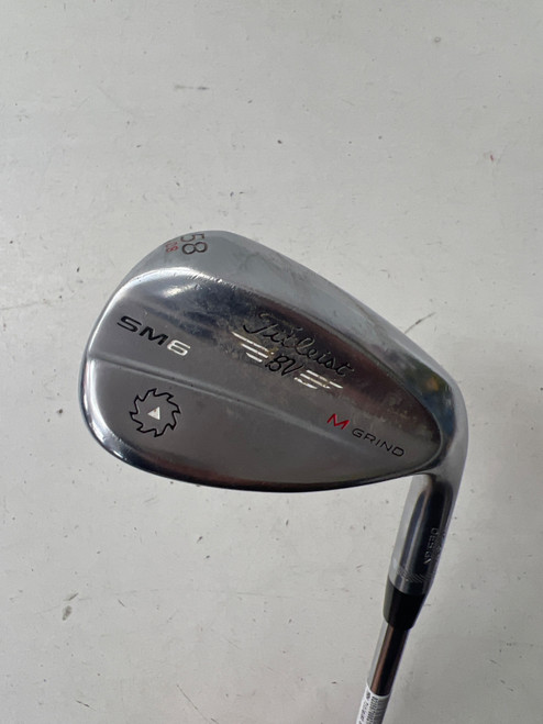 Vist Large View of Product Image Which is Used Titleist BV SM6 Golf Wedge Mens RH 58 Degree