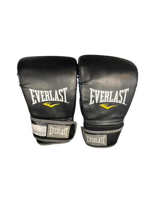 Vist Large View of Product Image Which is Used Everlast Heavy Bag Gloves Black LG