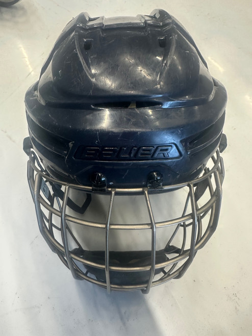 Vist Large View of Product Image Which is Used Bauer REAKT 100 Helmet Cage Combo Navy Blue MD