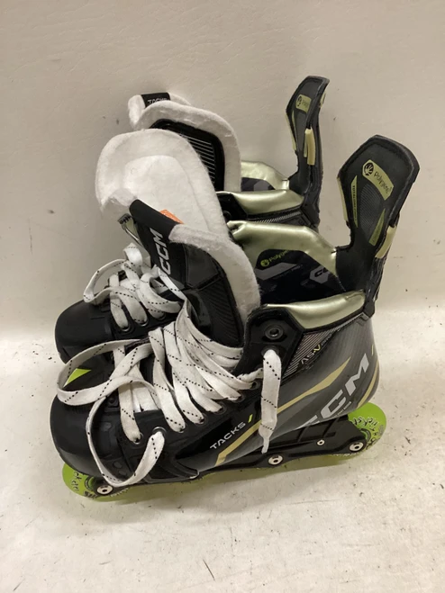 Vist Large View of Product Image Which is Used CCM Roller Hockey Skates Gold Senior 6