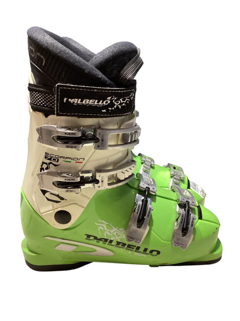 Vist Large View of Product Image Which is Used Dalbello SCORPION 70 Boys DH Ski Boot Kelly green 245 MP - M06.5 - W07.5