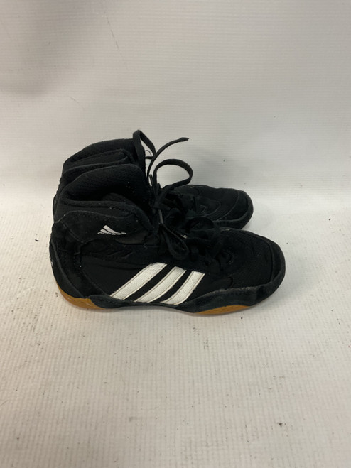 Vist Large View of Product Image Which is Used Adidas Wrestling Shoes Black Youth 13.0