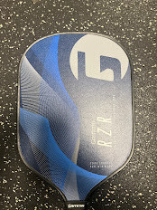 Vist Large View of Product Image Which is Used Gamma Sports RZR Pickleball Racquet Navy Blue