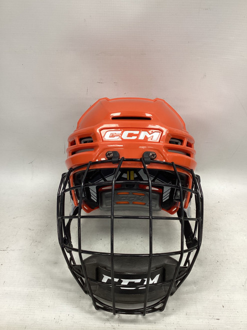 Vist Large View of Product Image Which is Used CCM TACKS HELMET Hockey Helmet Only Orange One Size