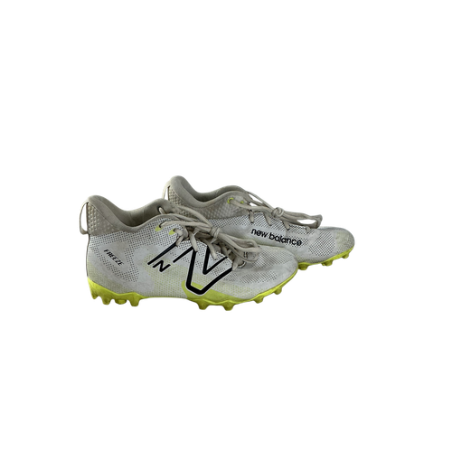 Vist Large View of Product Image Which is Used New Balance LAX Cleats Boys White Junior 05