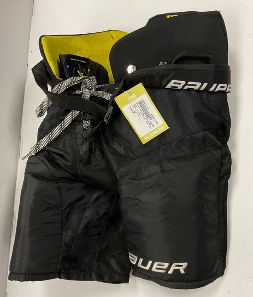 Vist Large View of Product Image Which is Used Bauer SUPREME IGNITE PRO+ Junior Pant Black And Yellow SM