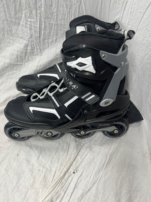 Vist Large View of Product Image Which is Used Ultra Wheels ABEC 5 Senior Rec Fitness Skates Black Senior 12