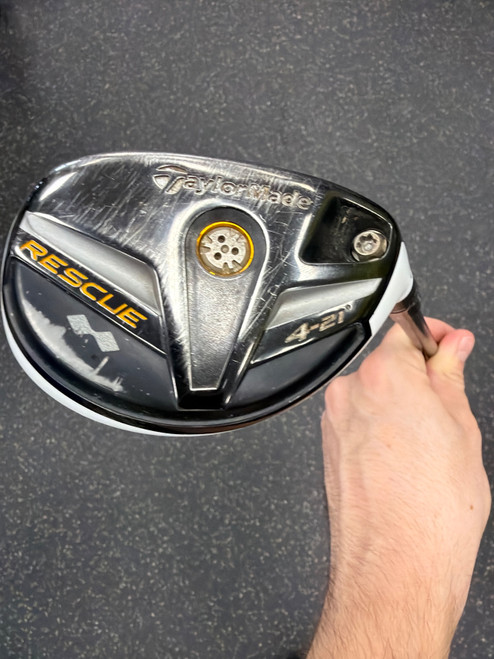 Vist Large View of Product Image Which is Used Taylormade RESCUE FCT Mens Hybrid Club RH 4 Hybrid