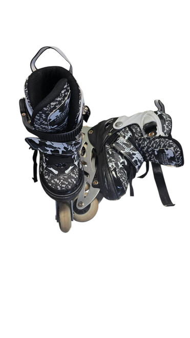 Vist Large View of Product Image Which is Used KUXUAN SPORTS Child Aggressive Skates Black Youth 10.0
