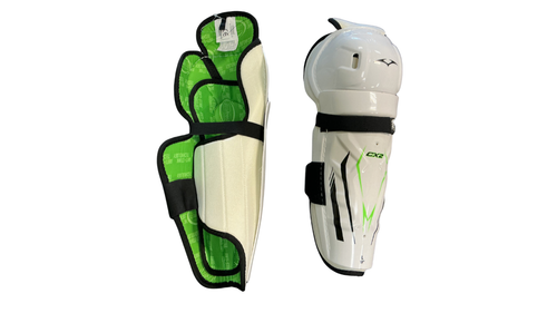 Vist Large View of Product Image Which is Used Vic CX2 Senior Shin Guards White 13"