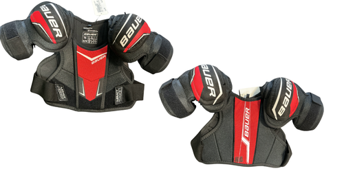 Vist Large View of Product Image Which is Used Bauer LEGACY SHOULDER PADS Youth Shoulder Pads MD