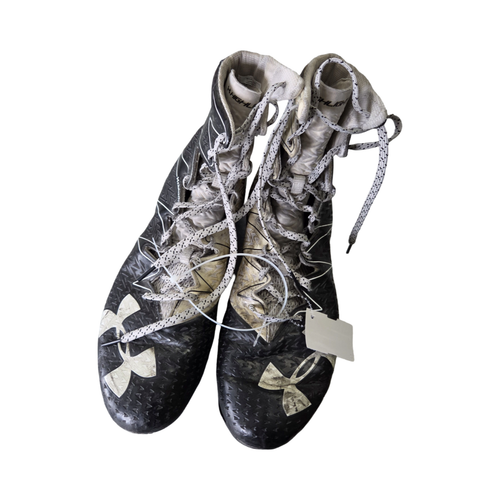 Vist Large View of Product Image Which is Used Under Armour FB CLEATS SZ12.5 Adult FB Cleats Black Senior 12.5