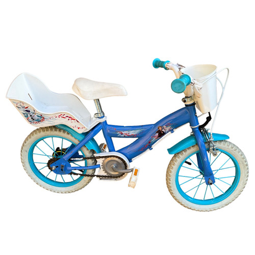 Vist Large View of Product Image Which is Used FROZEN GIRLS BIKE 16 Cruiser Bike Girls Royal Blue 16"