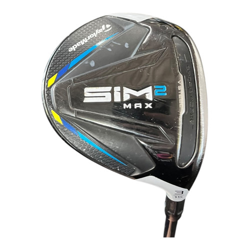 Vist Large View of Product Image Which is Used Taylormade SIM 2 MAX Mens Fairway Wood RH 3 Wood