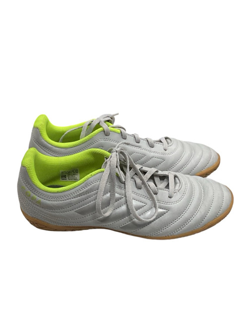 Vist Large View of Product Image Which is Used Adidas Soccer Indoor Shoes Grey Senior 6
