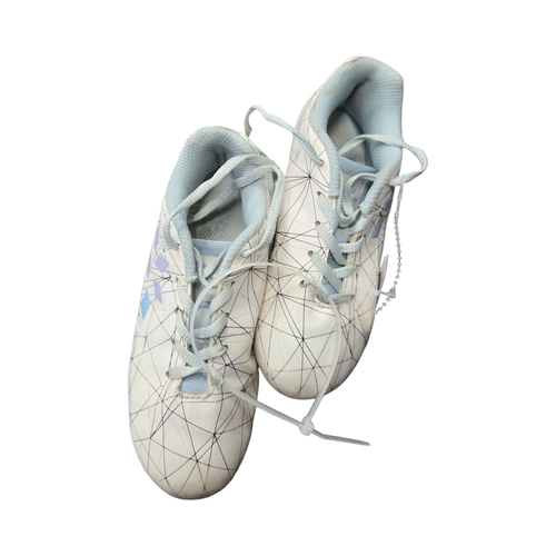 Vist Large View of Product Image Which is Used SOCCER CLEATS SZ12Y Soccer Cleats White Youth 12.0