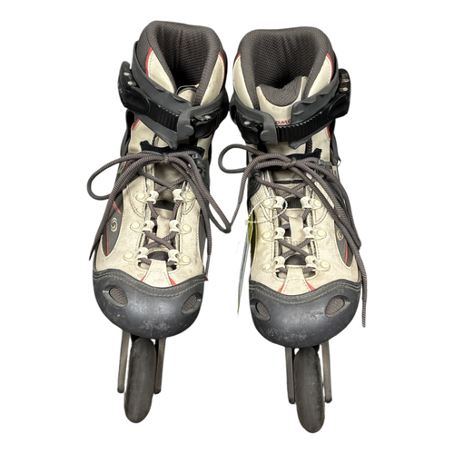 Vist Large View of Product Image Which is Used Salomon ENERGYZER Senior Roller Quad Skates Black Senior 7.5