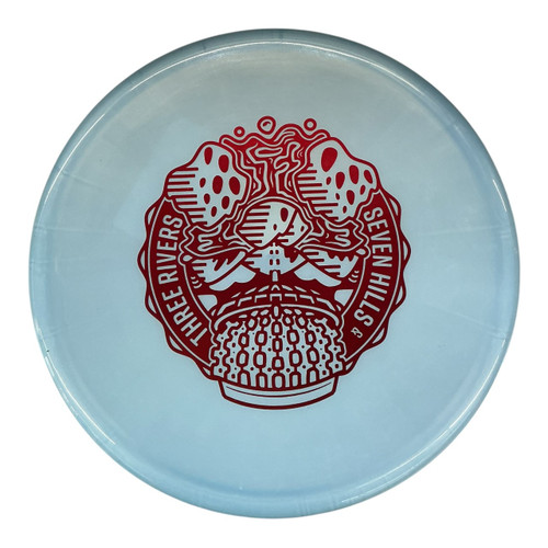 Vist Large View of Product Image Which is Used Prodigy Disc SEVEN HILLS THREE RIVERS Disc Golf Driver Carolina Blue 175g